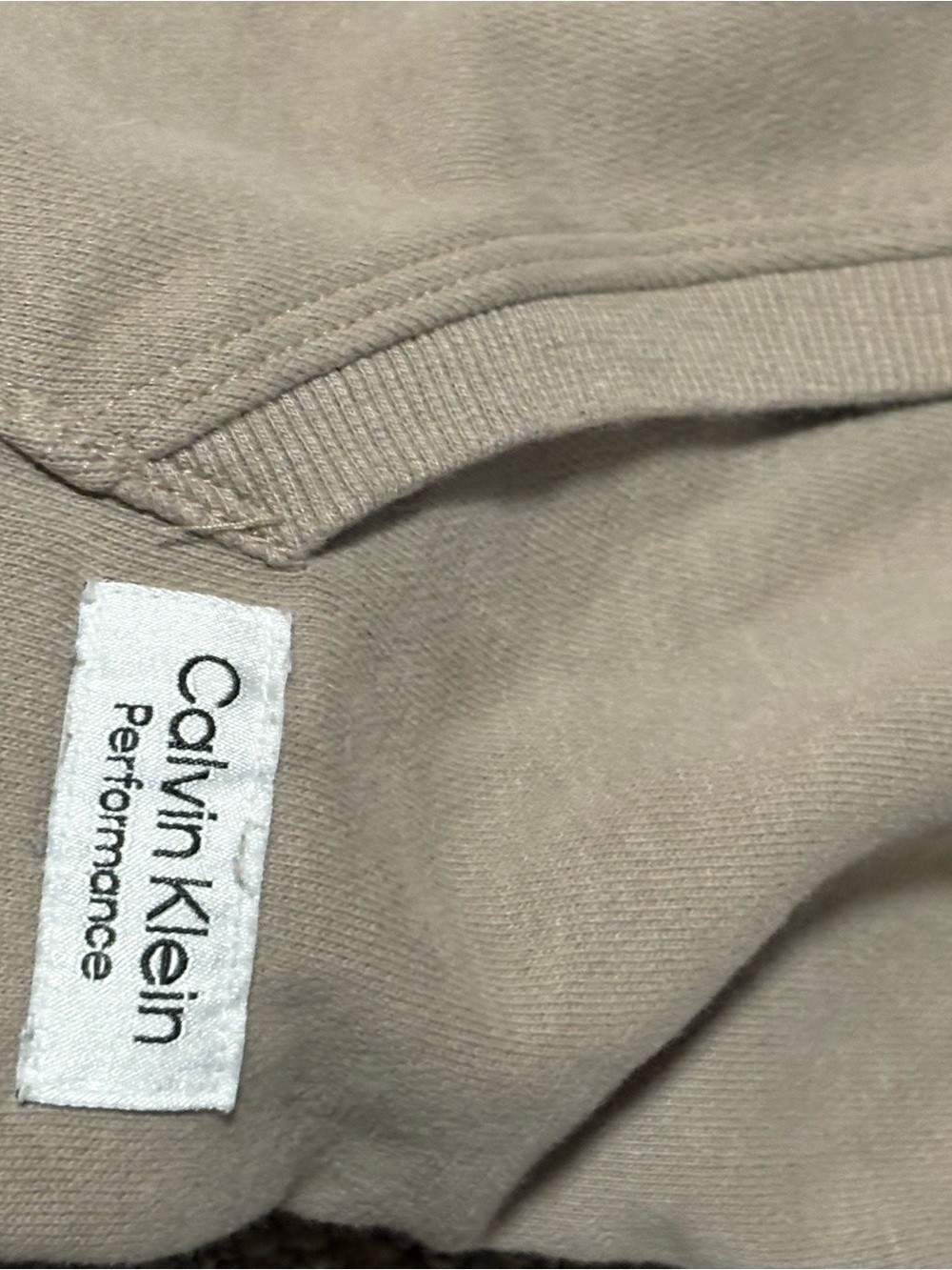 Calvin Klein Taupe Zip Hoodie & Logo Joggers Set - Picture 6 of 10